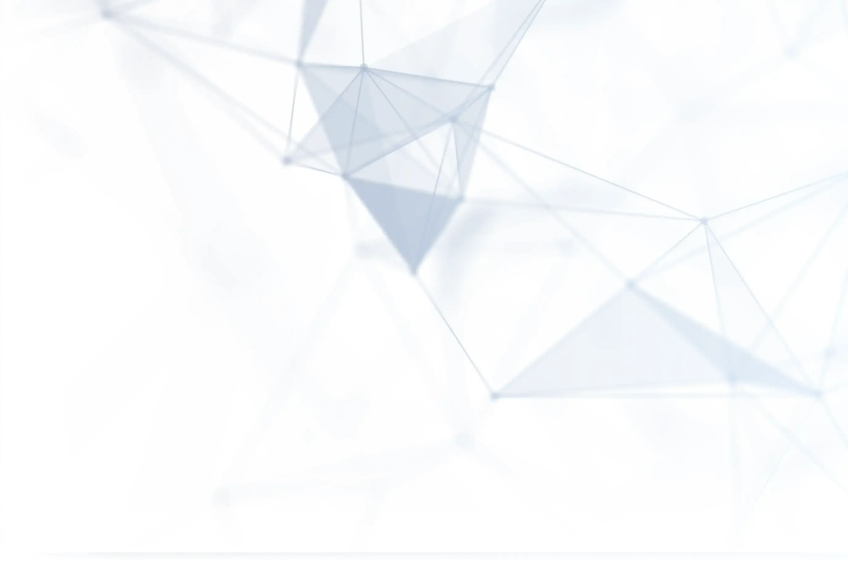 A grey-ish blue background with geometric patterns overlaid in the background.